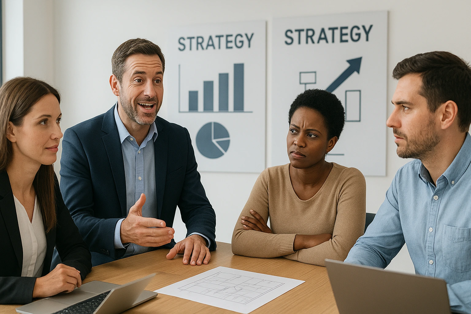 Team implementing real behavioral changes in workplace